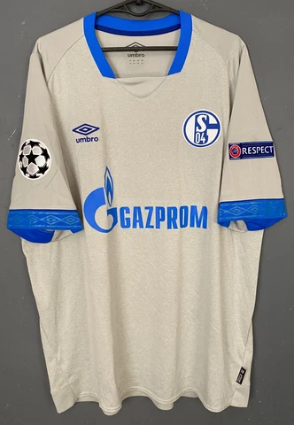MENS SCHALKE 04 2018/2019 CHAMPIONS LEAGUE SOCCER FOOTBALL SHIRT JERSEY SIZE 2XL Cover