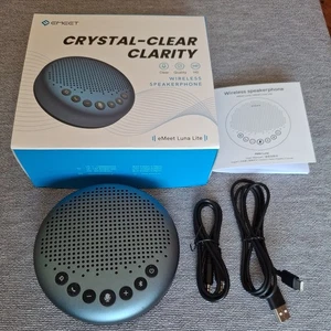 eMeet Luna Lite Crystal Clear Portable USB and Bluetooth Wireless Speakerphone - Afbeelding 1 van 14