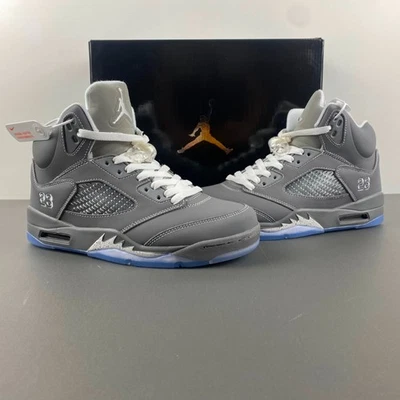 136027-005 Air Jordan 5 Retro 'Wolf Grey'  - Image 1 of 4