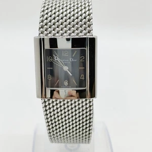 Christian Dior Watch D79-100 27mm Women's Blue X Silver 3246656 - Imagen 1 de 11