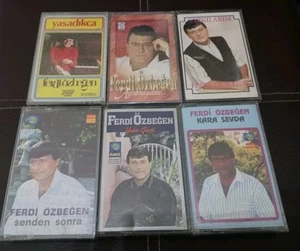 Ferdi Ozbegen Arabesk Turkish Original cassettes 6x albums - Picture 1 of 3