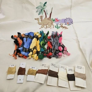Embroidery Sewing Kit Noah Ark 10% Done Threads Pattens Large Piece 54" X43" - Picture 1 of 14