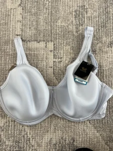 Wacoal 853192 Basic Beauty Underwire Unlined Full Coverage Bra Size 34DDD - Picture 1 of 3