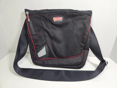 Tumi x Ducati Hombre Negro y Rojo Nylon Correa Ajustable Multi Bolsillos Bolso Mensajero Foto 1 de 4