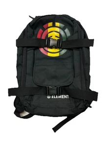 Vintage ELEMENT Mohave Skateboard Schulrucksack Tasche Rasta Multi Y2K - Bild 1 von 9