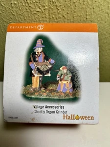 Departamento 56- Halloween Espantoso Organ Grinder Village Accesorio 53222 Retirado - Imagen 1 de 3