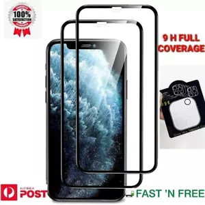 For iPhone 16 Pro Max 15 14 13 Full Coverage 9H Tempered Glass Screen Protector - Bild 1 von 19