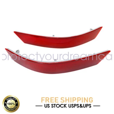 Reflector de parachoques trasero izquierdo y derecho para Mercedes-Benz ML350 2008 2009-2011 Foto 1 de 4