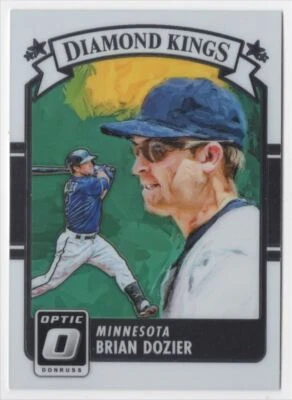 2017 Donruss Optic DIAMOND KINGS Brian Dozier Minnesota Twins #2 - Image 1 of 2
