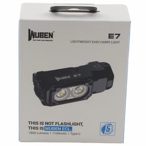 Mini Linterna Wuben E7 Resistente al Agua SOS Estroboscópica Recargable 2.38" - Imagen 1 de 5