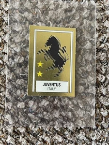 old Juventus shinny badge crest sticker 1970’s panini - Picture 1 of 2
