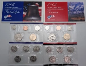 2006 - P&D Uncirculated US Mint Coin Set in OGP - Picture 1 of 4