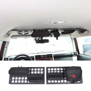 Aluminum Front Roof Bag Storage Bracket Fit For Toyota FJ Cruiser 2007-2021 - Picture 1 of 11