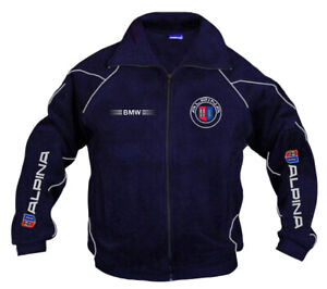 New Mens Jacket BMW Alpina fleece jacket with high quality embroidered logos