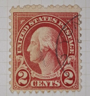 USA 1922 2c 'Washington' Red. Rare & Collectable. Ref E20 - Image 1 of 2