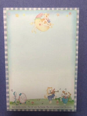 10 Baby "Hey, diddle diddle" Note Cards w/Envelopes - 4-1/4" x 6-1/4" - Image 1 of 4