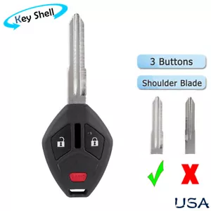 For 2008 2009 2010 2011 2012 Mitsubishi Outlander Remote Key Fob Shell Case 3B - Bild 1 von 8