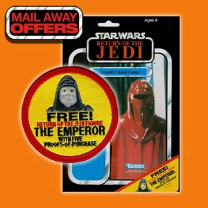 Vintage style Kenner STAR WARS "FREE! The EMPEROR" MailAway Offer 3.5" patch - Picture 1 of 3