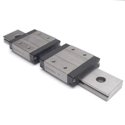 Misumi SSEBW 14 Linear Guide Assembly, 2x Ball Bearing Carriages, 150x24mm Rail - Image 1 of 4