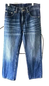 Levi's 505 27x27 5-pocket Styling Jeans Distressed Medium Wash 100% Cotton - Picture 1 of 6
