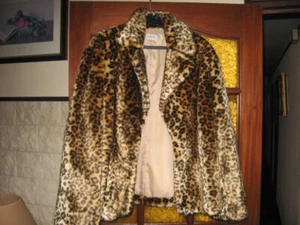 Jacke Pelzjacke Leopard Synthetik Marke together - Bild 1 von 5