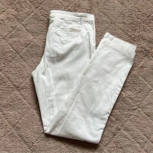 Chino by Anthropologie Relaxed Floral Embroidered Pants Women’s Size 29 - Picture 1 of 7