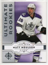 07-08 ULTIMATE COLLECTION ROOKIES MATT MOULSON /499