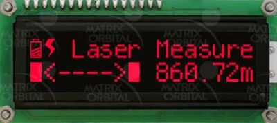 Matrix Orbital LK162-12-R-E LCD Display - Image 1 of 2