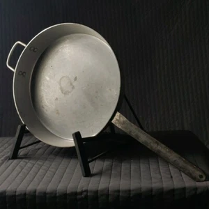 Enterprise Macon GA 14" Aluminum Skillet Pan w/ Helper Handle Vintage - Picture 1 of 6
