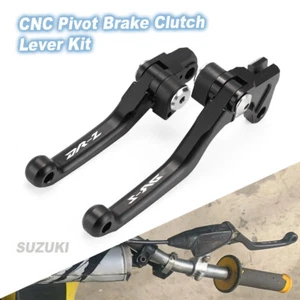 CNC Pivot Brake Clutch Lever Kit For Suzuki DRZ125 DRZ125L DRZ250 DRZ400 DRZ400E - Picture 1 of 14