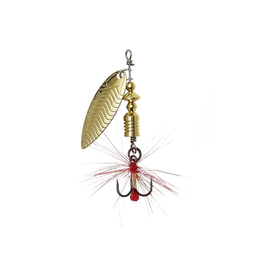 DAM Effzett Spinner UV Gr. 1 / 3g Gold Blinker Kunstköder Spiner Forellenköder - Bild 1 von 1