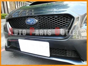 Carbon Fiber Front Grille Garnish Trim Add-on Cover For 2015-2017 SUBARU WRX STI - Picture 1 of 5