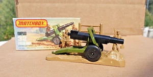 Rare Vintage Matchbox Superfast #32 Field Gun With Original Box Mint Condition - Picture 1 of 3