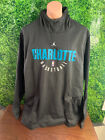 Nba Charlotte Hornets Basketball Long Sleeve Hoodie Jordan Brand Black Size 4Xlt