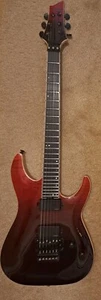Schecter C-1 FR SLS Elite Guitar, Blood Burst, Excellent! - Picture 1 of 8