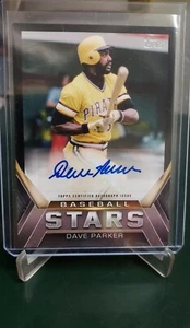 2021 Topps Baseball Update Dave Parker Pittsburgh Pirates SP Black Auto #089/199 - Imagen 1 de 4