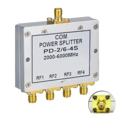 RF Coaxial Power Splitter Divider Combiner SMA Female 1:4 4-way 2G-6GHz 50 ohm - Image 1 of 4