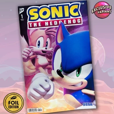 SONIC THE HEDGEHOG #1 GALAXYCON FIL COVER B 漫画书 — 第 1/3 张图片