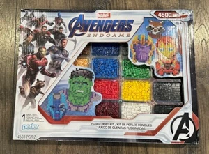 NUEVO Kit de cuentas de fusible Perler Marvel Avengers 4500 piezas 10 patrones, manualidades para niños - Imagen 1 de 2