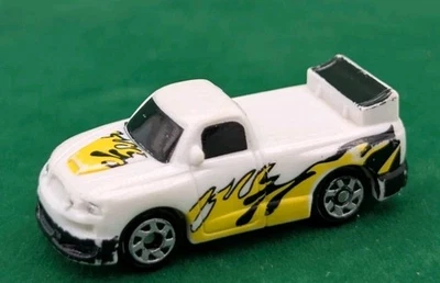 Micro Machines Hasbro 2004 Ford Series 2 White Fantasy Bonus Vehicle W/ Flames - Image 1 of 4