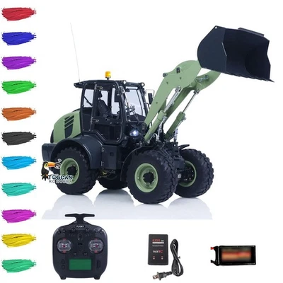 LESU Metal 1:14 RC Hydraulic Loader Aoue WA100M-8 RTR Engineering Vehicle Model - Image 1 of 4