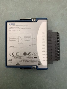 National Instruments NI 9263 4-Channel 10V 16-Bit Analog Output Module C-Series - Bild 1 von 2