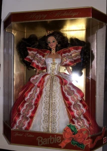 1997 HOLIDAY BARBIE NRFB 17832 - RARE VINTAGE RECALLED MISPRINT BY MATTEL - Picture 1 of 6