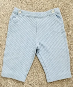 Ralph Lauren Baby Junge kuschelige gesteppte elastische Taille Überziehhose blau 9M - Bild 1 von 4