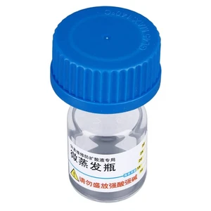 7066 8981 Micro Evaporating Glass Flasche Schmaler Flaschenhals Der Sich Blau A - Bild 1 von 22