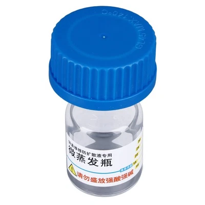 7066 8981 Micro Evaporating Glass Flasche Schmaler Flaschenhals Der Sich Blau A - Bild 1 von 4