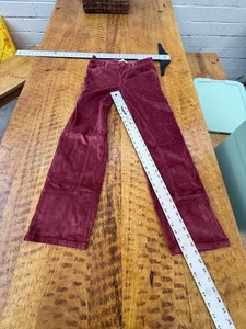 Free People Women’s Cherry Red  Corduroy Pants Size 27 NEW T5 - Picture 1 of 5