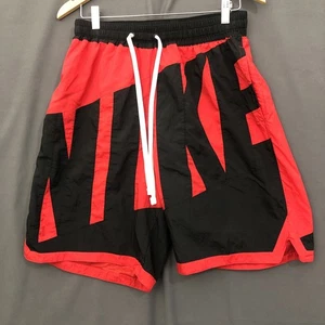 Pantalones Cortos Nike De Colección Para Hombre Grandes Rojos Negros Bloques de Color BIG SPELLOUT Forrados de Malla - Imagen 1 de 12