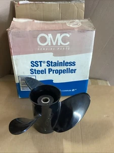 OMC *NEW OEM* 176617 PROPELLER RH 14-3/4 X 19 SST STAINLESS STEEL #176617 - Bild 1 von 11