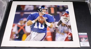 Eli Manning Matted Signed 16x20 Photo New York Giants Autograph JSA ZJ17772 - Picture 1 of 5